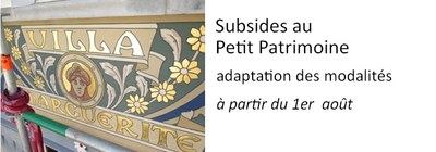 Petit Patrimoine changement 2021