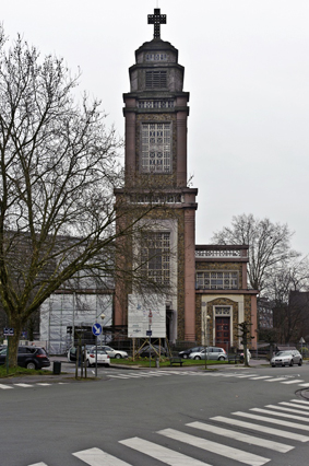 Kerk bij aanvang van de restauratiewerken