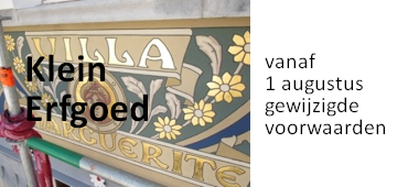 Klein Erfgoed wijziging 2021